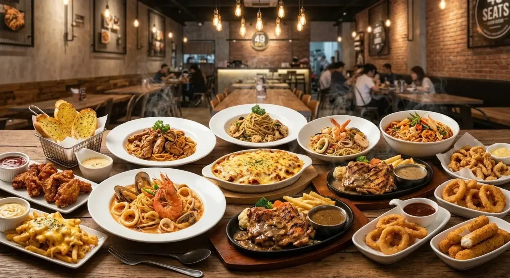 49 Seats Light Bites Prices