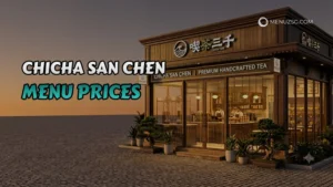 Chicha San Chen Menu Singapore