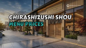 Chirashizushi Shou Menu Singapore