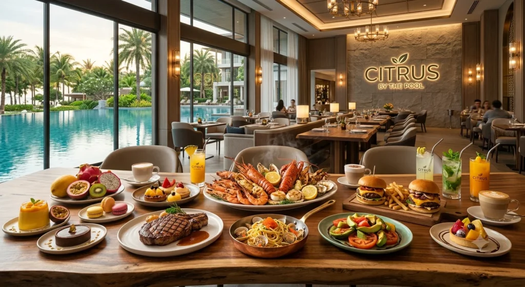 Citrus by the Pool Menu Singapore