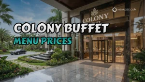 Colony Buffet Menu Singapore