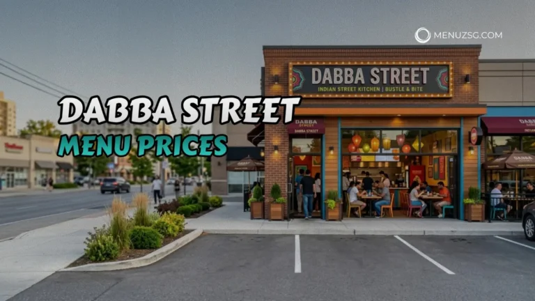 Dabba Street Menu Singapore