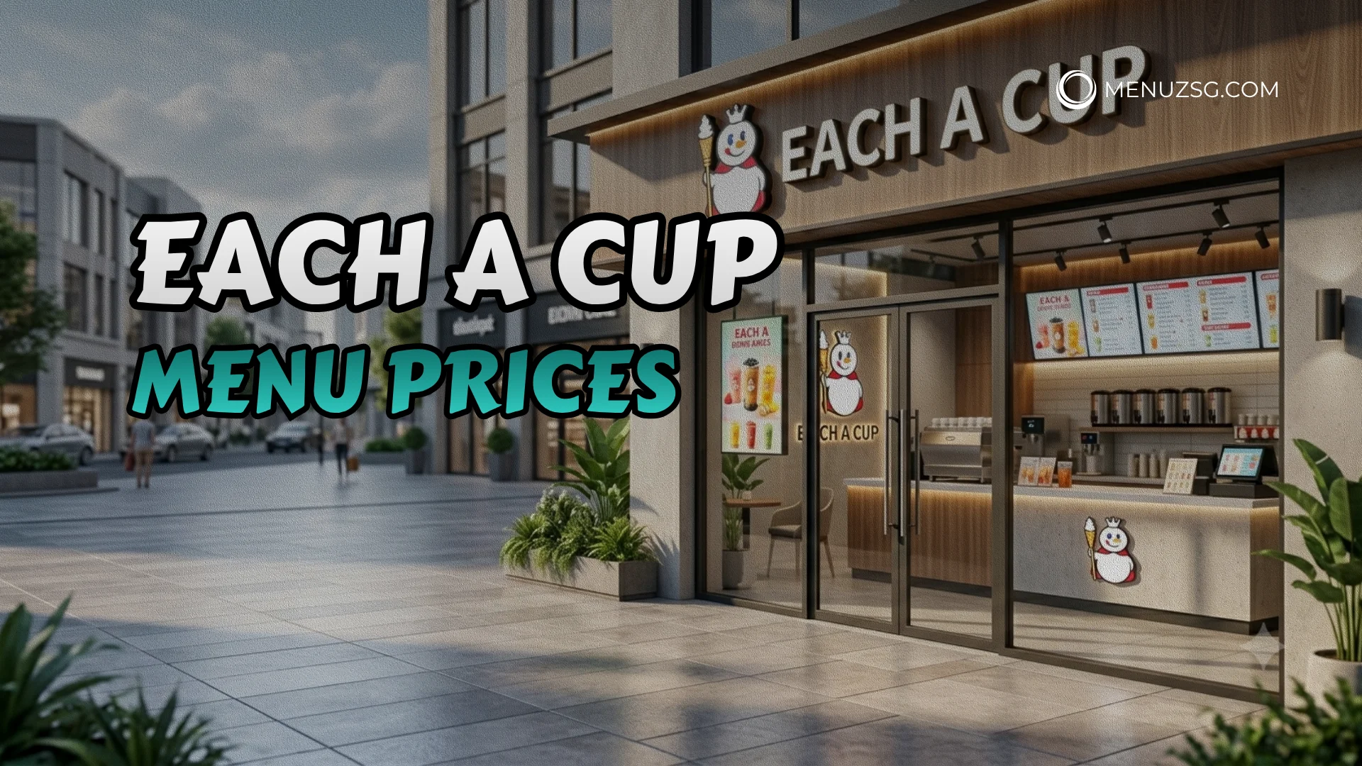 Each A Cup Menu Singapore