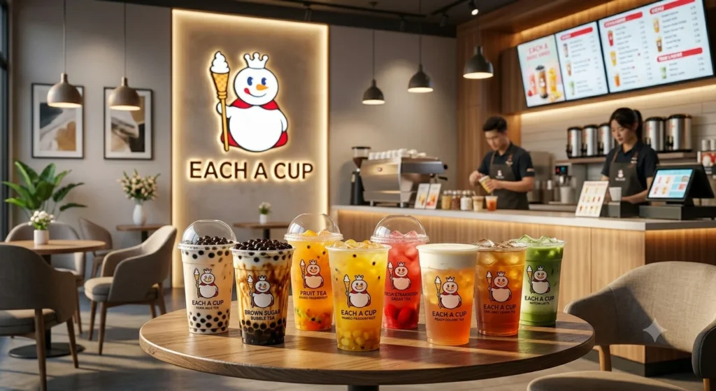 Each A Cup Premium Ice Blend & Smoothies Menu Prices