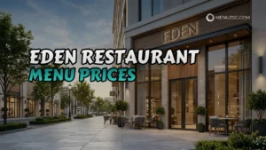 Eden Restaurant Menu Singapore