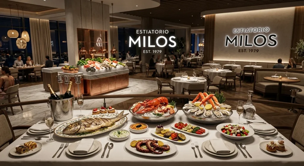 Estiatorio Milos Menu Singapore