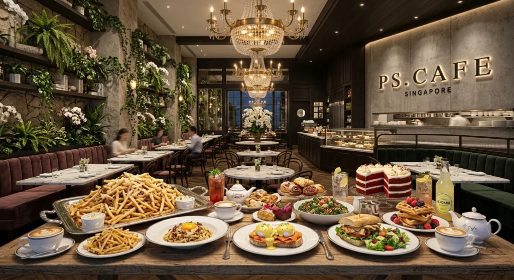 Full PS Cafe Menu Singapore