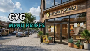 GYG Menu Singapore