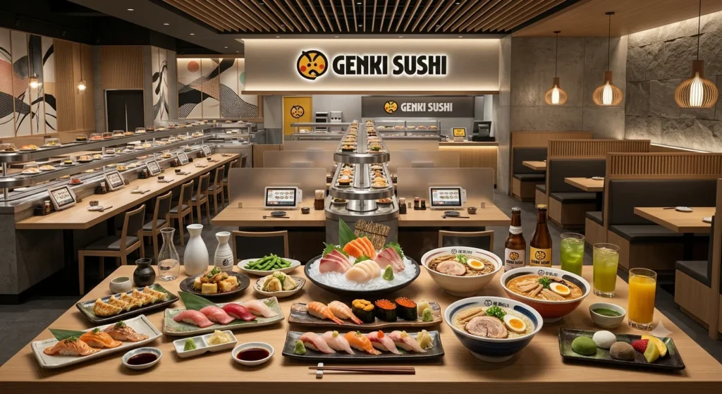 Genki Sushi Sashimi Menu