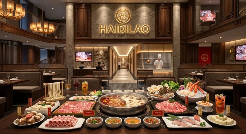 Haidilao Condiments Menu Prices