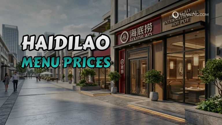 Haidilao Menu Singapore