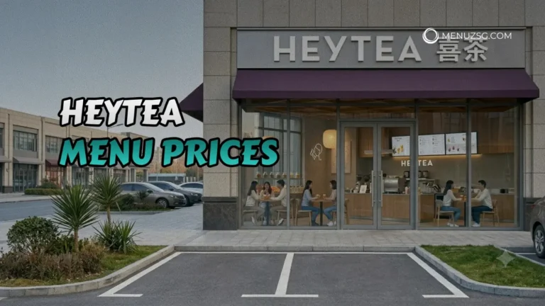 HeyTea Singapore Menu