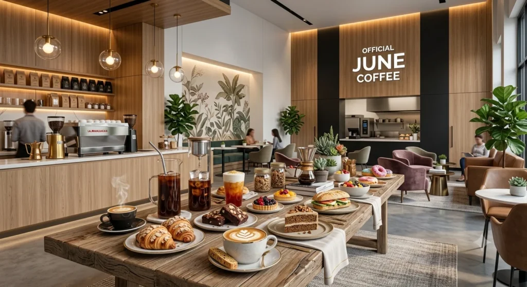 June Coffee Singapore Mains & Brunch Menu