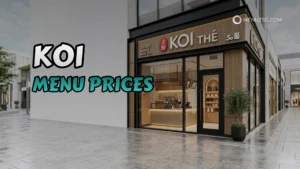 Koi Menu Singapore
