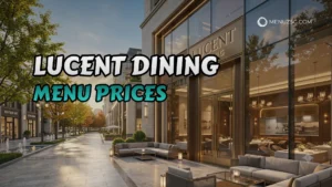 Lucent Dining Menu Singapore