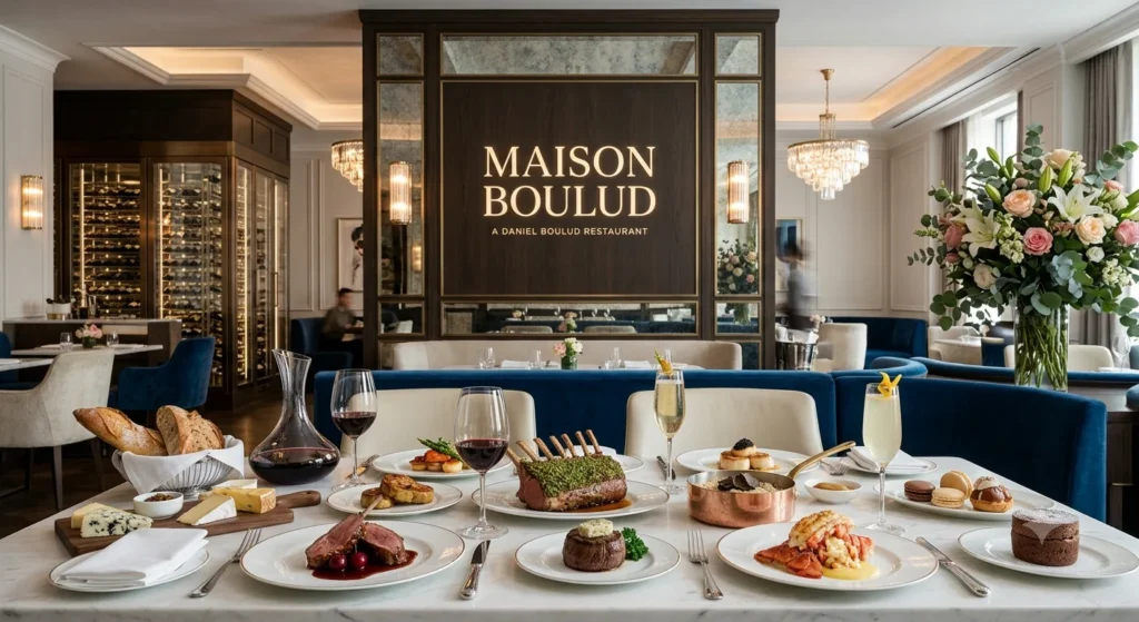 Maison Boulud Mains Menu