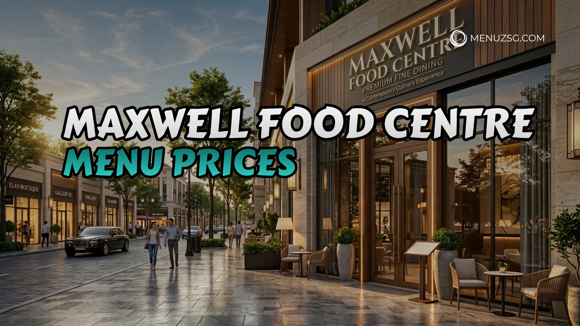 Maxwell Food Centre Menu Singapore