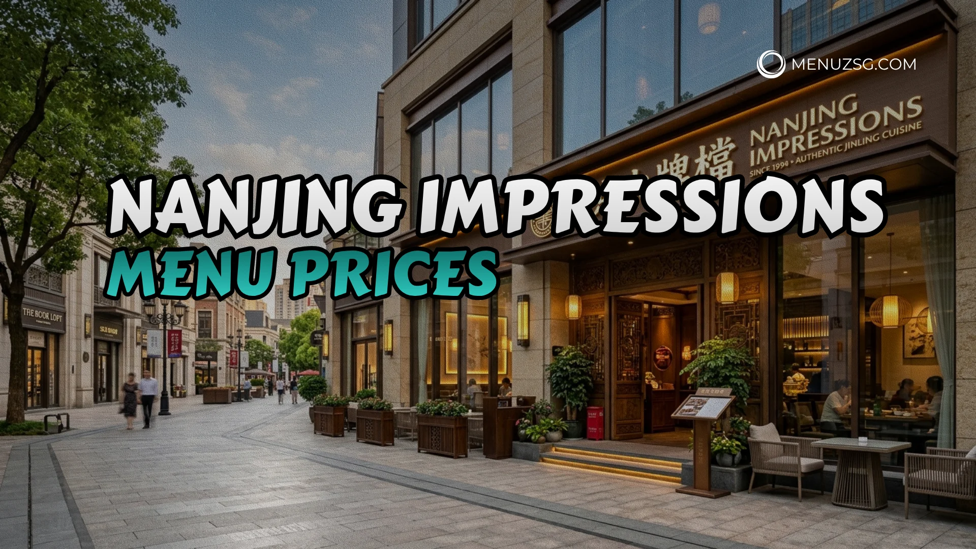 Nanjing Impressions Menu Singapore