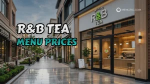 R&B Tea Menu Singapore