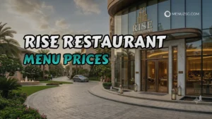 Rise Restaurant Menu Singapore