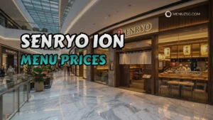 Senryo ION Menu Singapore