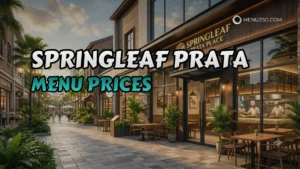 Springleaf Prata Menu Singapore
