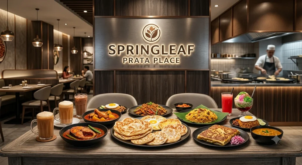 Springleaf Prata Singapore Murtabak & Roti John Menu