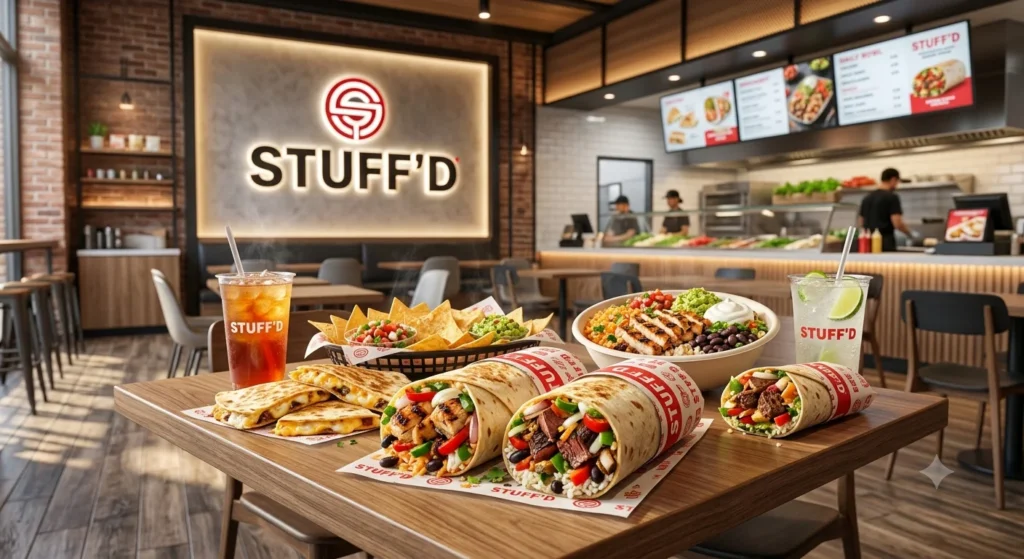 Stuff'd Quesadilla Menu