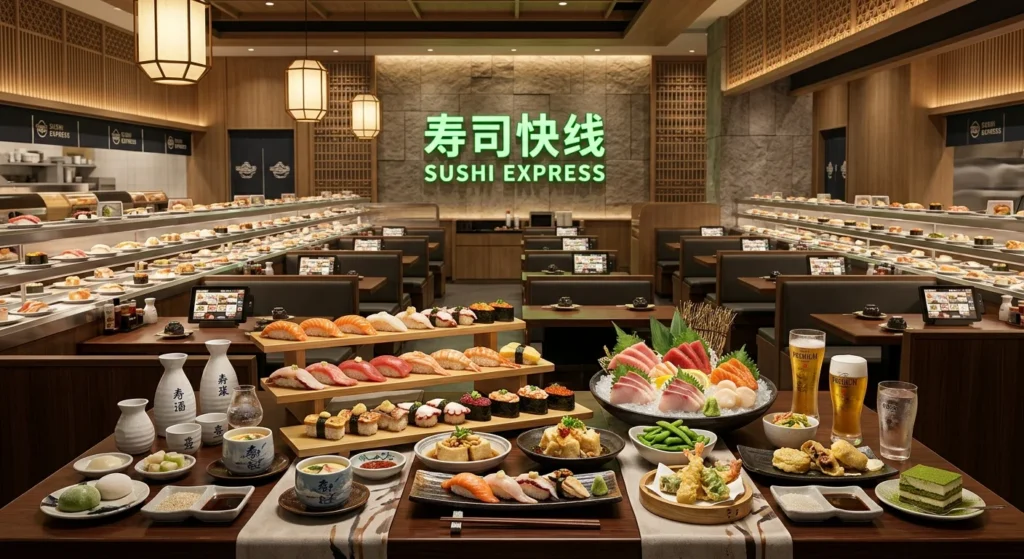 Sushi Express Donburi Menu