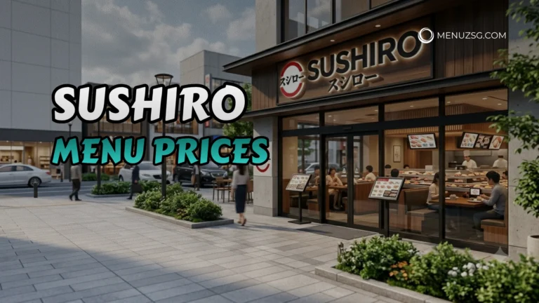 Sushiro Menu Singapore