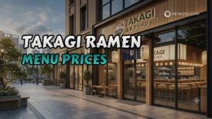 Takagi Ramen Menu Singapore
