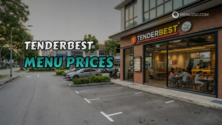 Tenderbest Menu Singapore