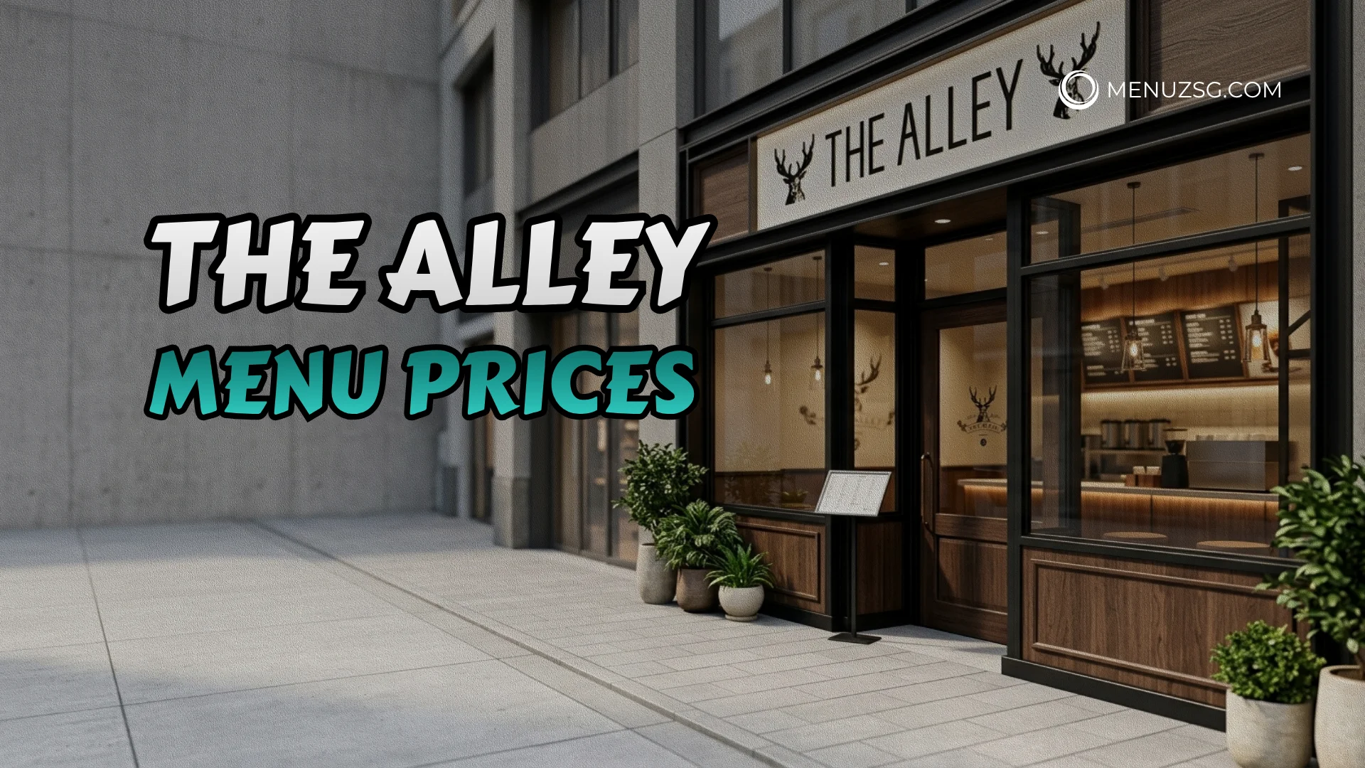 The Alley Menu Singapore