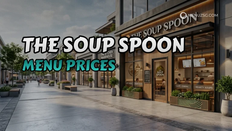 The Soup Spoon Menu Singapore