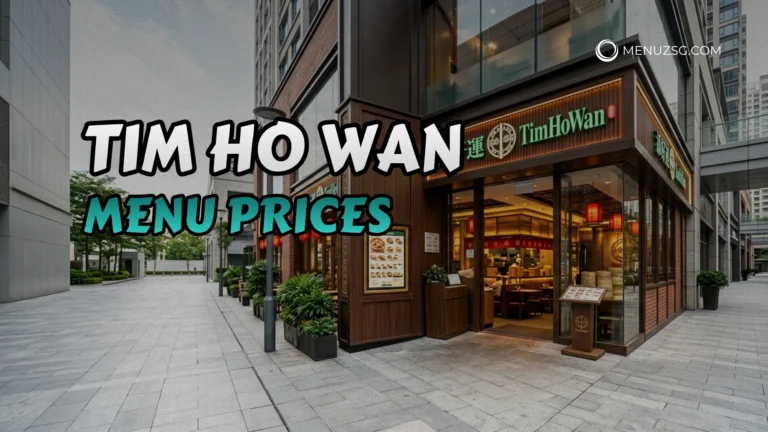 Tim Ho Wan Menu Singapore