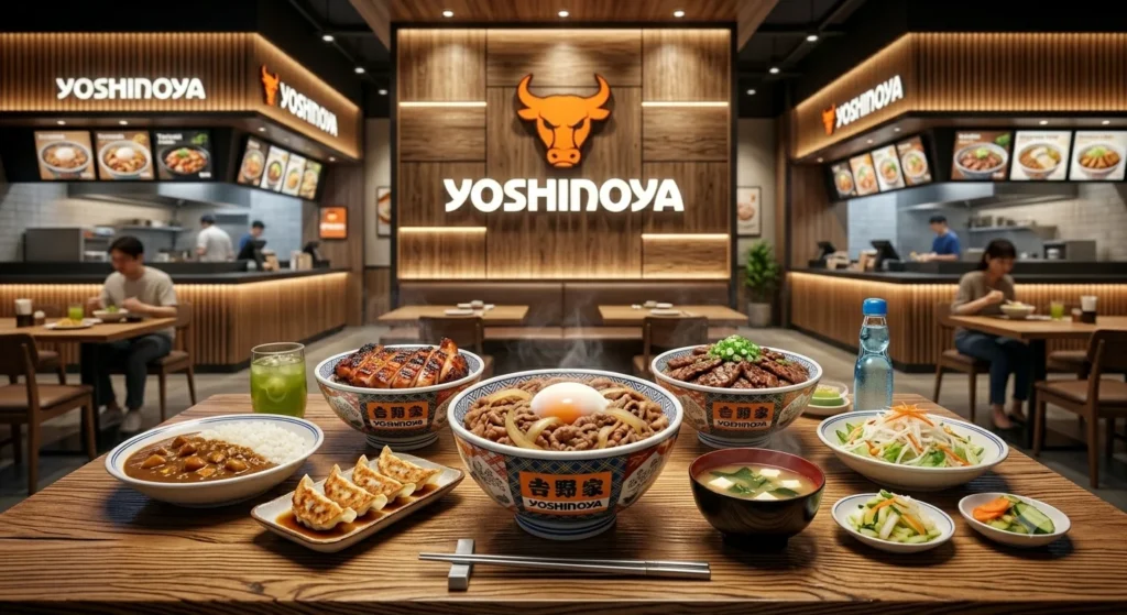 Yoshinoya Ramen Menu